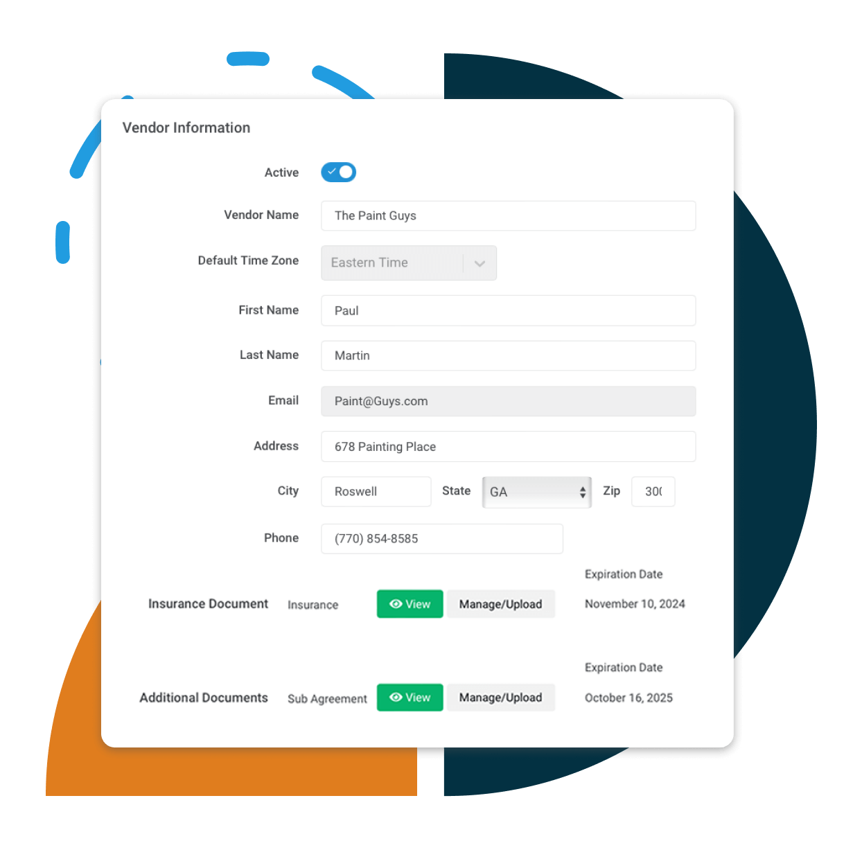 Vendor Information ProStruct360