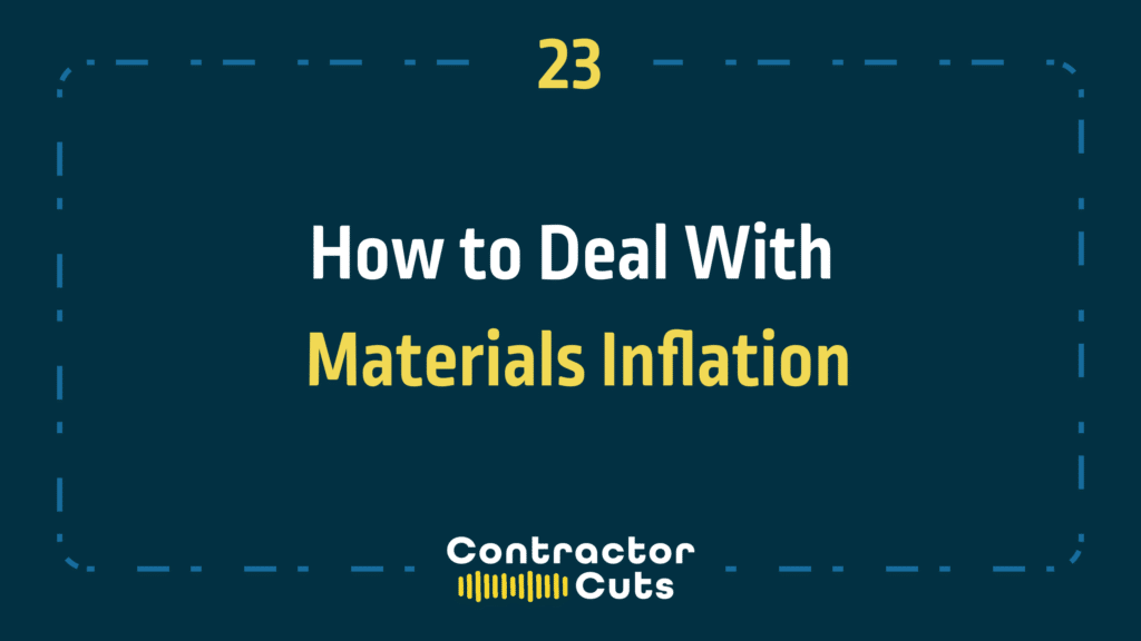 How to Deal With Materials Inflation