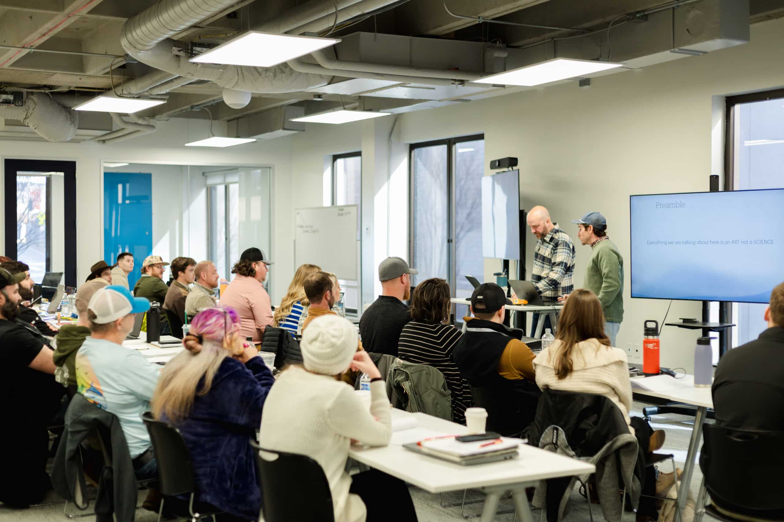 A full room of contractors at the 2026 ProStruct360 Growth Retreat.